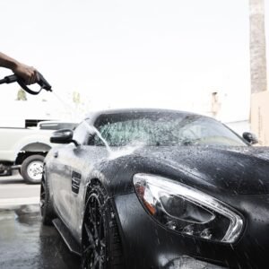Professional car valeting in Whiteley by GiroClean Auto Detailing showcasing a freshly cleaned and polished vehicle after a complete interior and exterior detailing service.