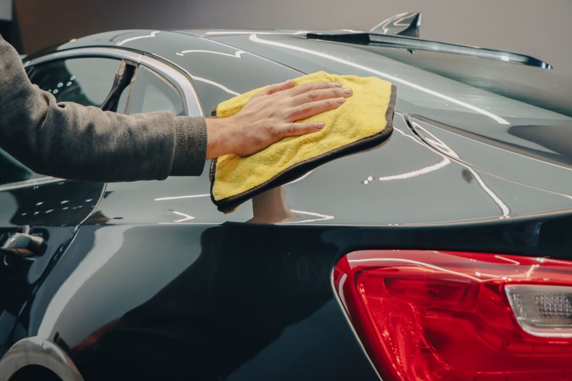 Professional ceramic coating application in Hythe by GiroClean Auto Detailing