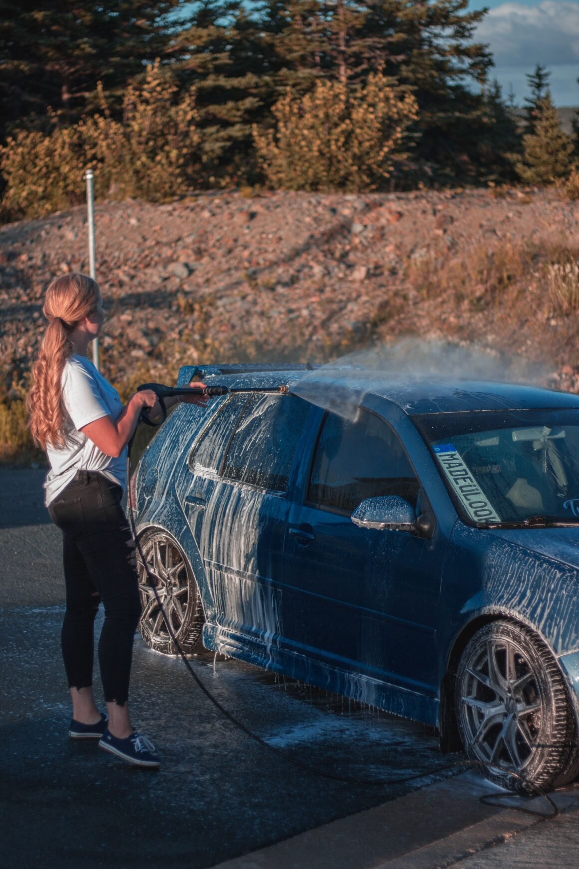 Professional car valeting in Locks Heath by GiroClean Auto Detailing showing a professionally cleaned vehicle with a polished exterior, spotless interior and showroom-quality finish.