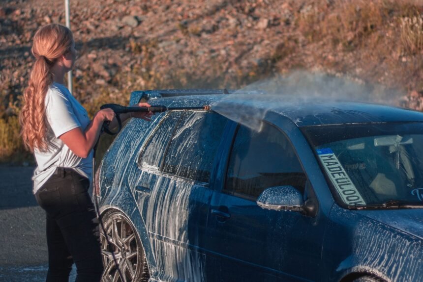 Professional car valeting in Locks Heath by GiroClean Auto Detailing showing a professionally cleaned vehicle with a polished exterior, spotless interior and showroom-quality finish.