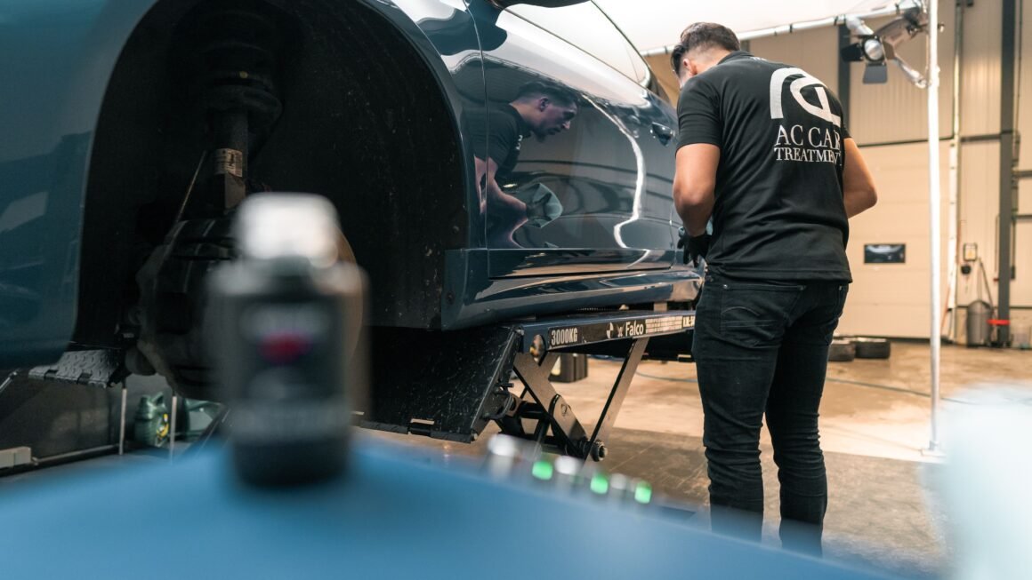 Professional car detailing service in Totton by GiroClean Auto Detailing showing a freshly cleaned and polished vehicle after expert interior and exterior valeting.