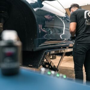 Professional car detailing service in Totton by GiroClean Auto Detailing showing a freshly cleaned and polished vehicle after expert interior and exterior valeting.