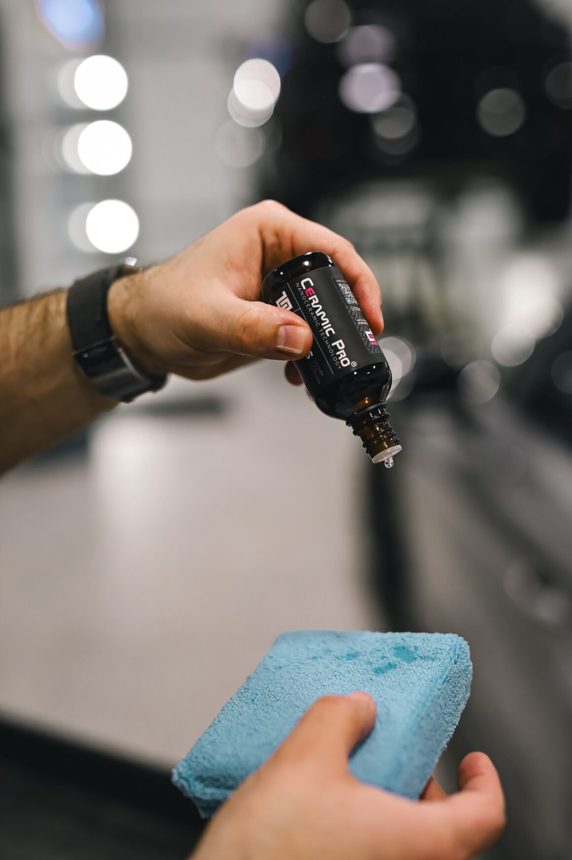 Professional ceramic coating application in Winchester by GiroClean Auto Detailing